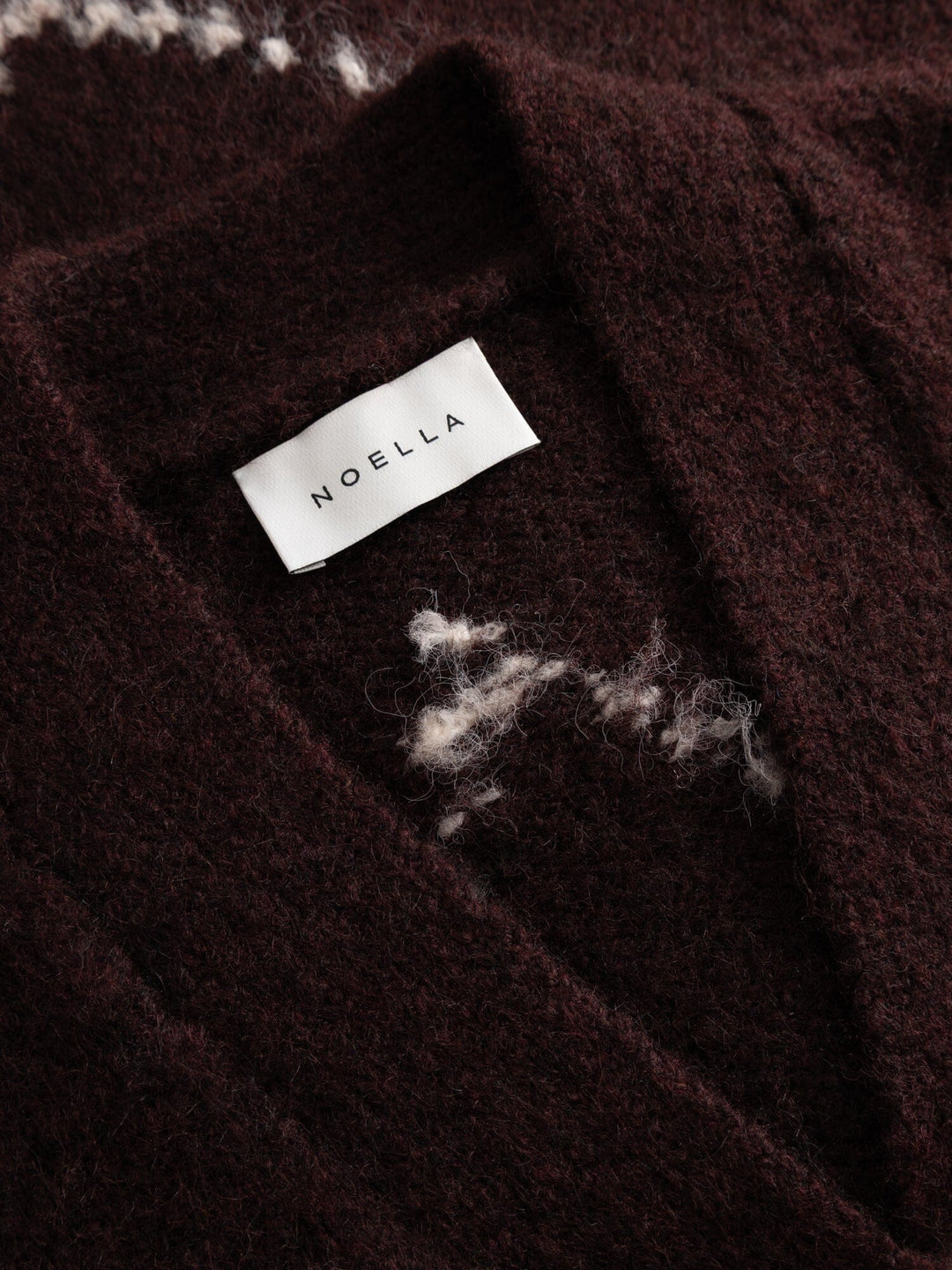 Noella - N-Laiana Knit Cardigan 14670002 - 1470 - Winetasting Mix Cardigans 