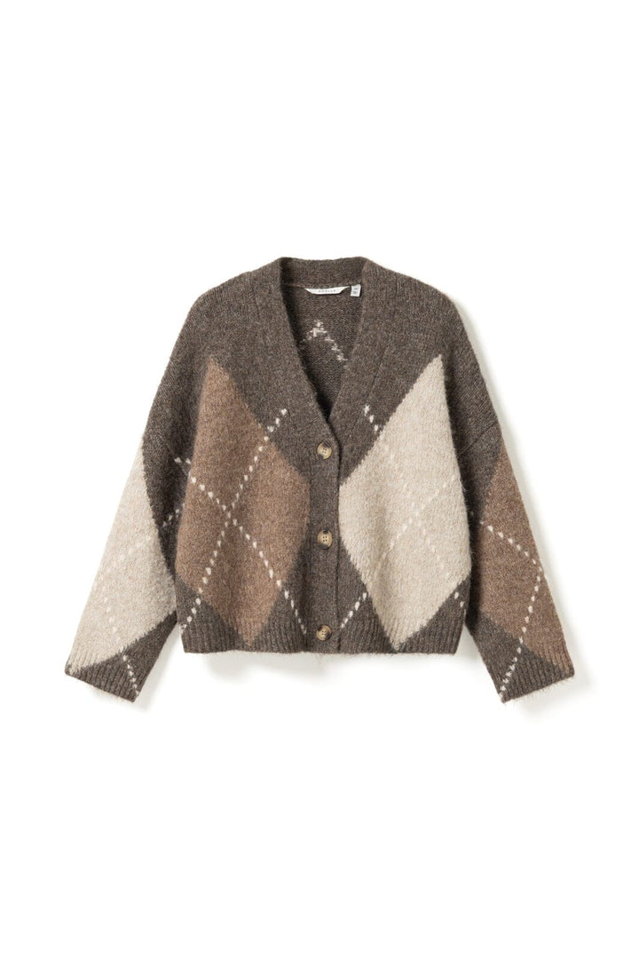 Noella - N-Laiana Knit Cardigan 14670002 - 1513 - Ash Brown Mix