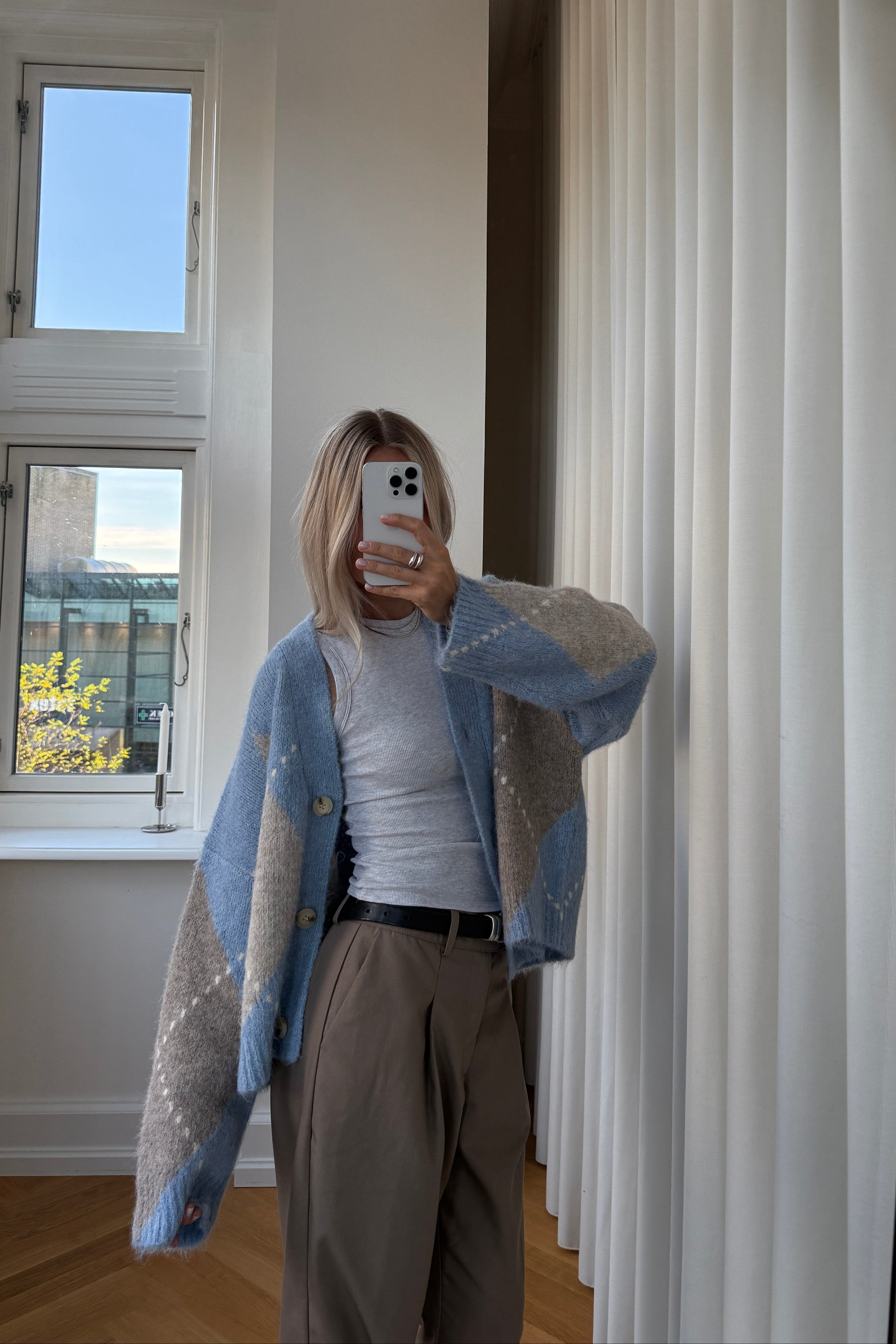 Noella - N-Laiana Knit Cardigan 14670002 - 1514 - Sky Blue Mix