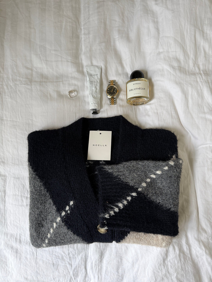 Noella - N-Laiana Knit Cardigan 14670002 - 670 - Navy Mix Cardigans 