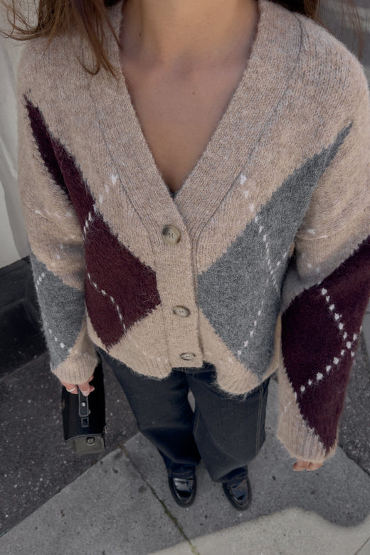 Noella - N-Laiana Knit Cardigan 14670002 - 969 - Sand Melange Cardigans 