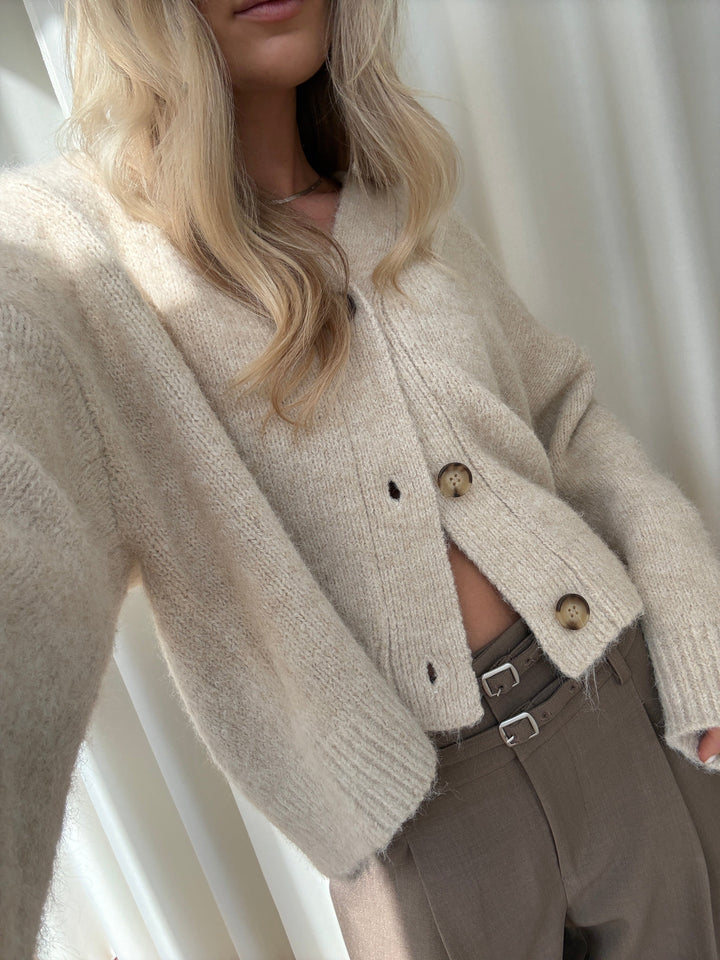 Noella - N-Laiana Knit Cardigan 16100001 - 023 - Beige Cardigans 