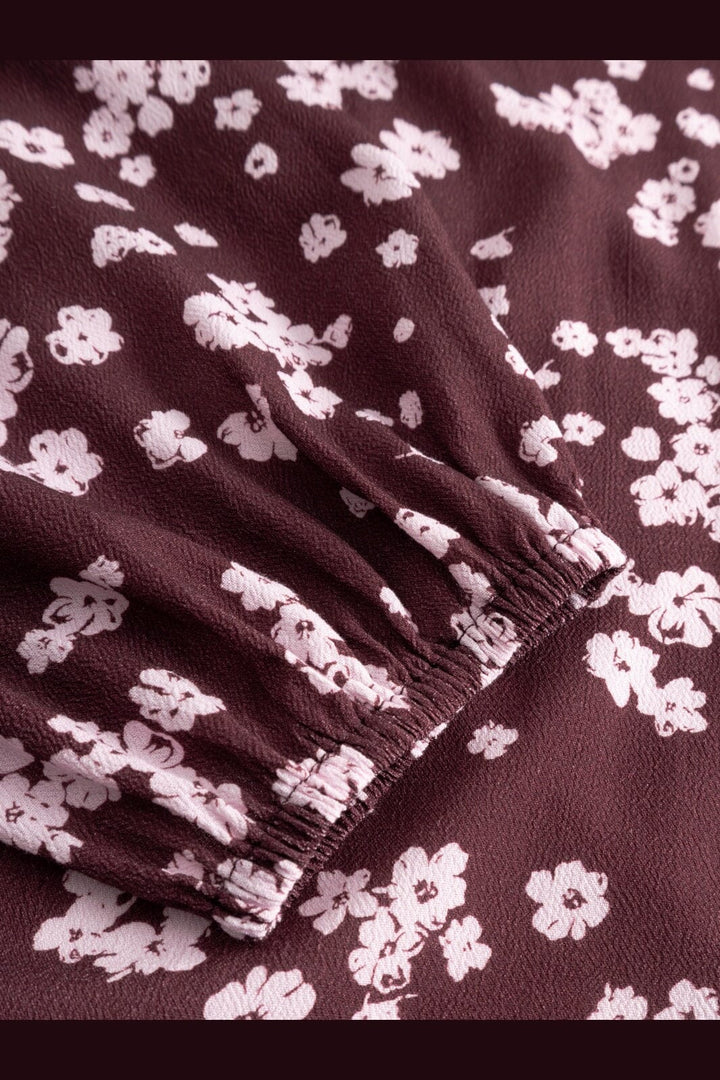 Noella - N-Lilith Maxi Dress 15130003 - 1433 - Deja Burgundy Print