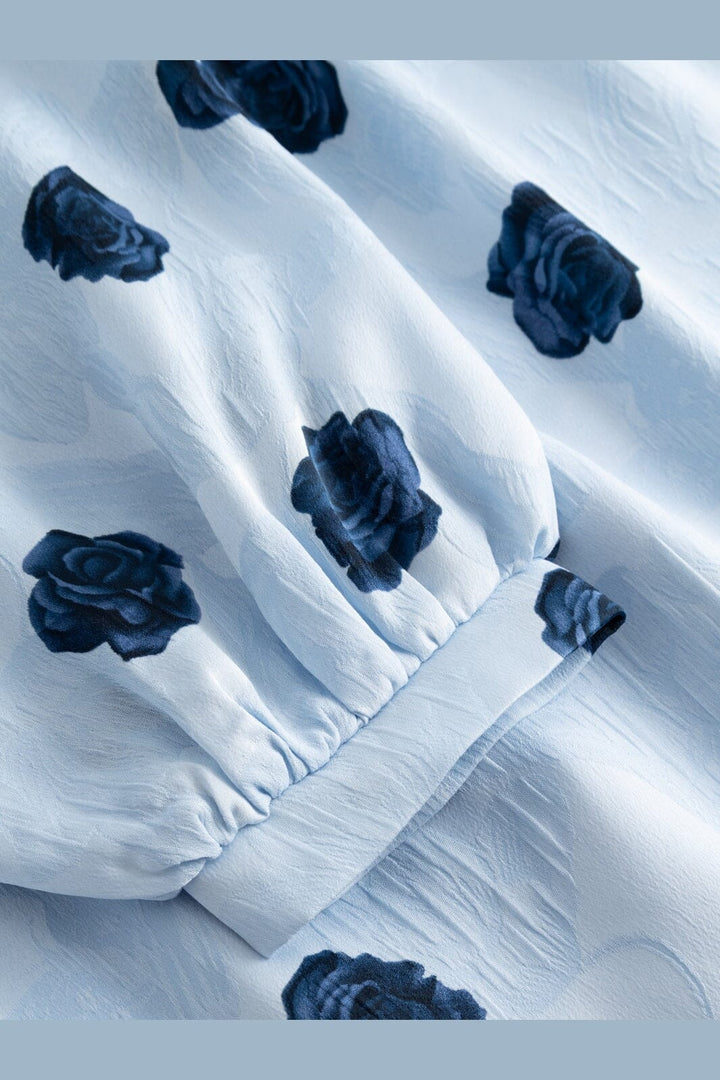 Noella - N-Lorenia Dress 16500001 - 1510 - Delice Blue Print