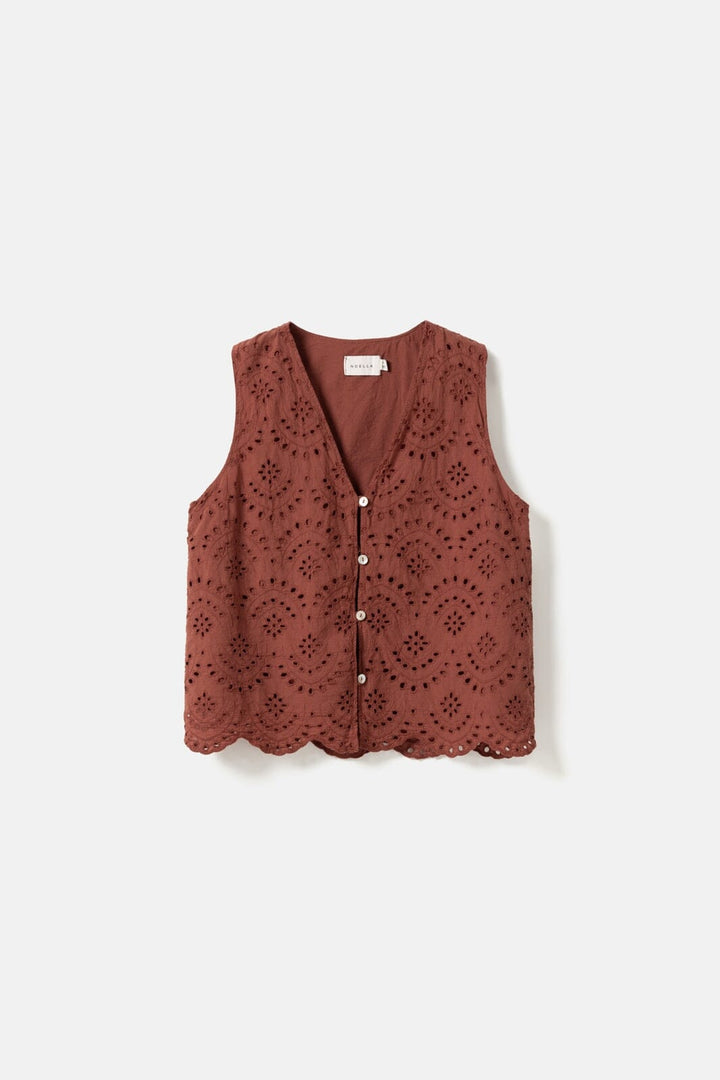 Noella - N-Maite Blouse 15760001 - 409 - Terracotta
