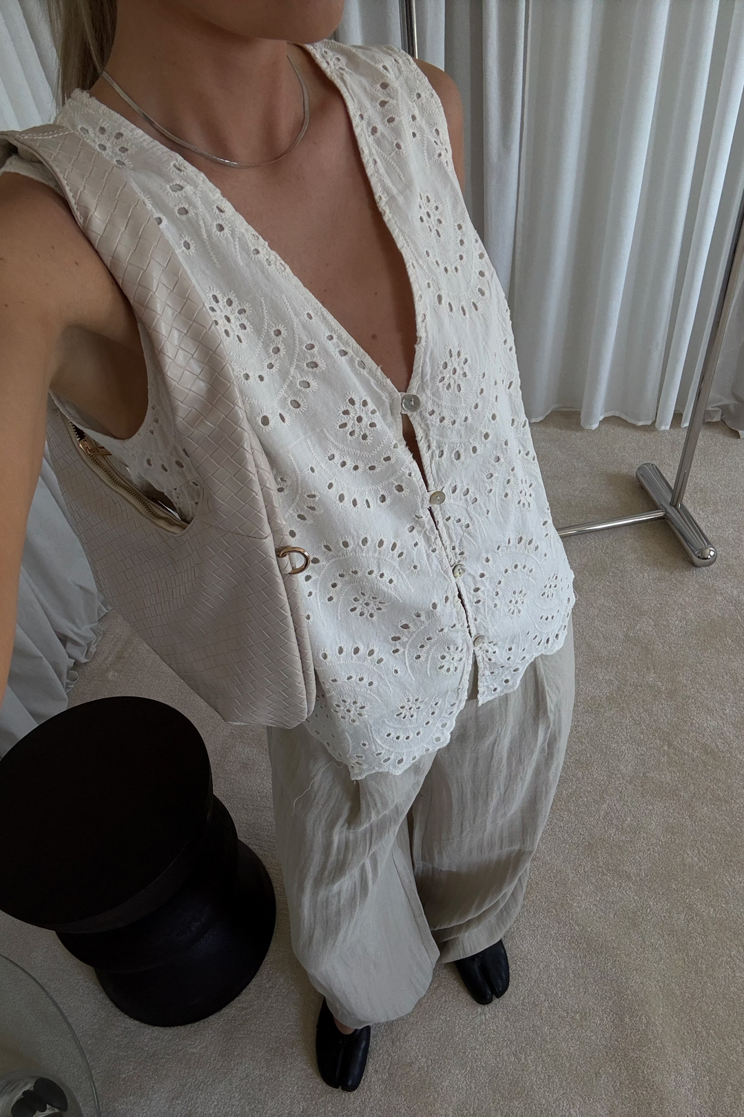 Noella - N-Maite Blouse 15760001 - 974 - Ivory Bluser 
