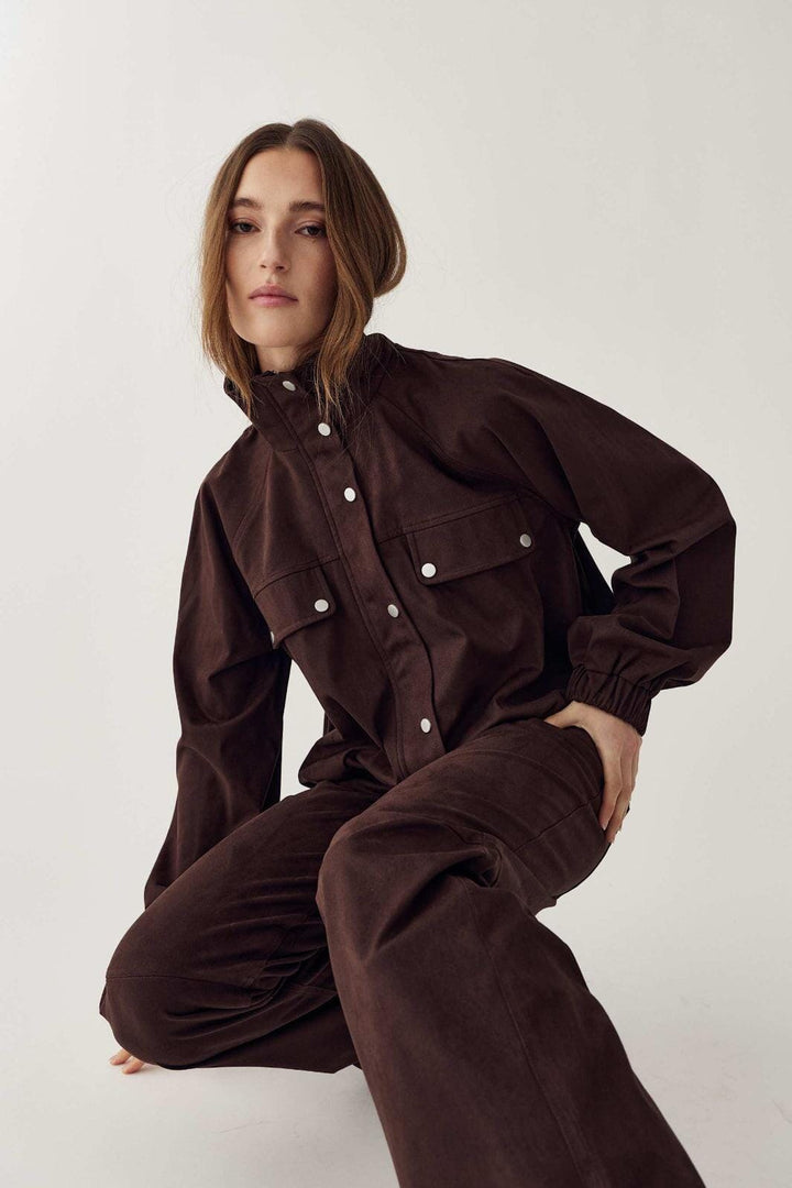 Noella - N-Marah Jacket 14960003 - 1506 - Dark Chocolate Jakker 