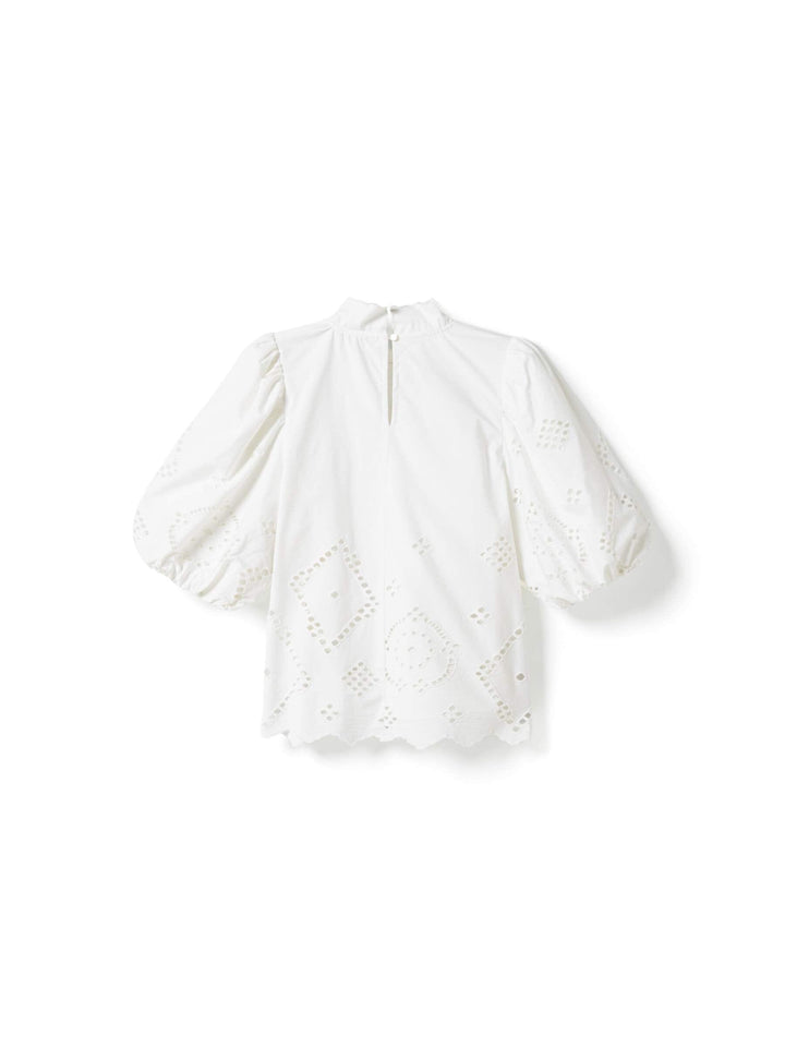 Noella - N-Marilyn Blouse 15070002 - 1249 - White Bluser 