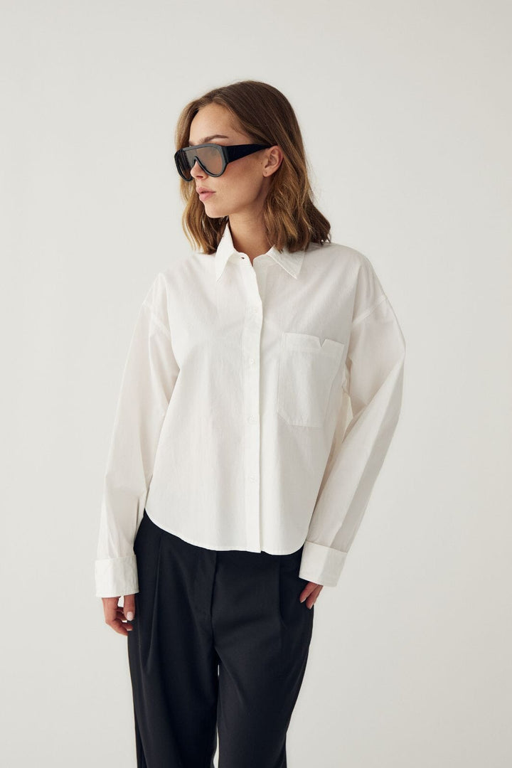 Noella - N-Marlon C Shirt 16050002 - 028 - White Skjorter 