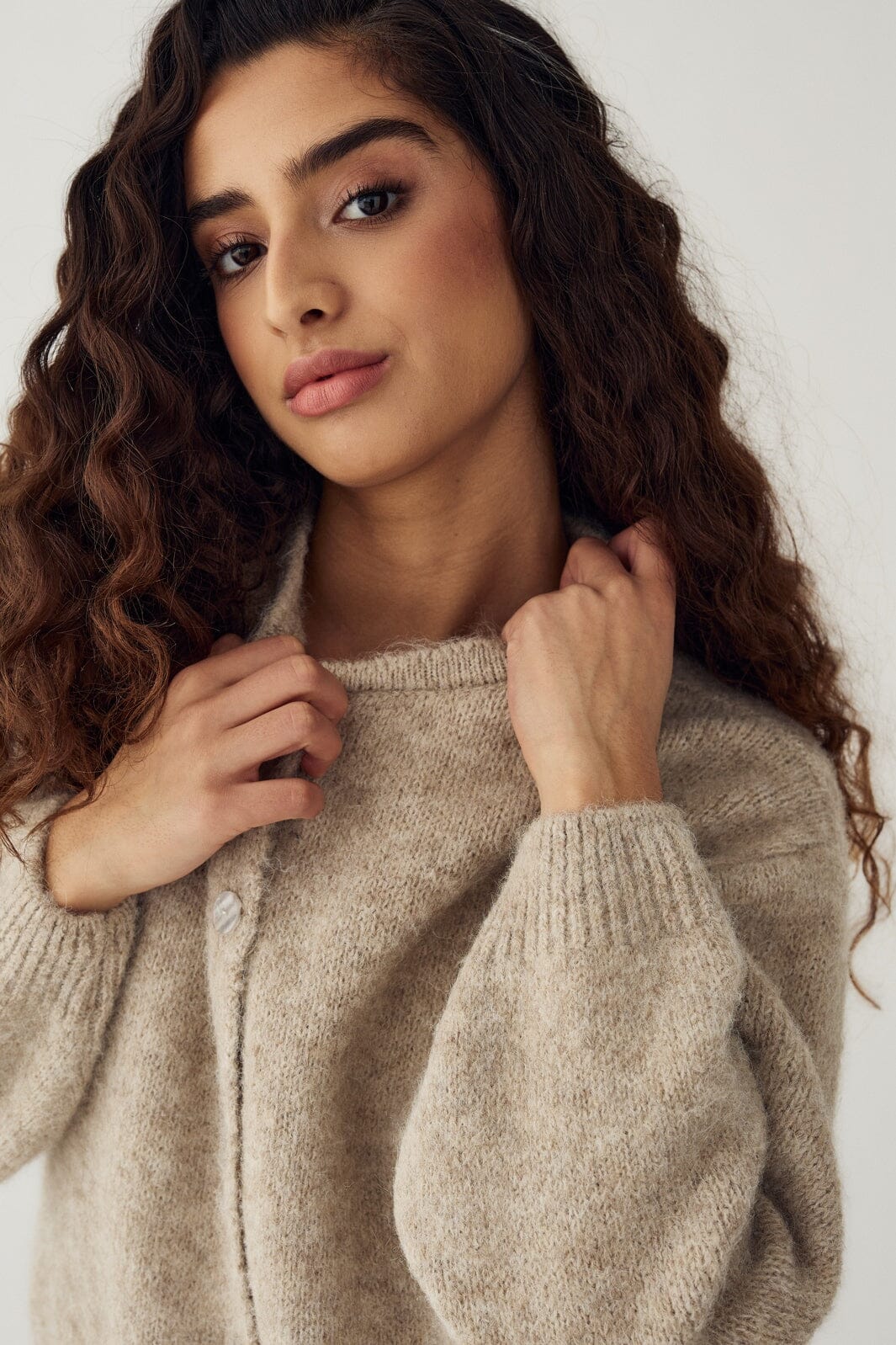 Noella - N-Mata Knit Cardigan 16580001 - 021 - Sand