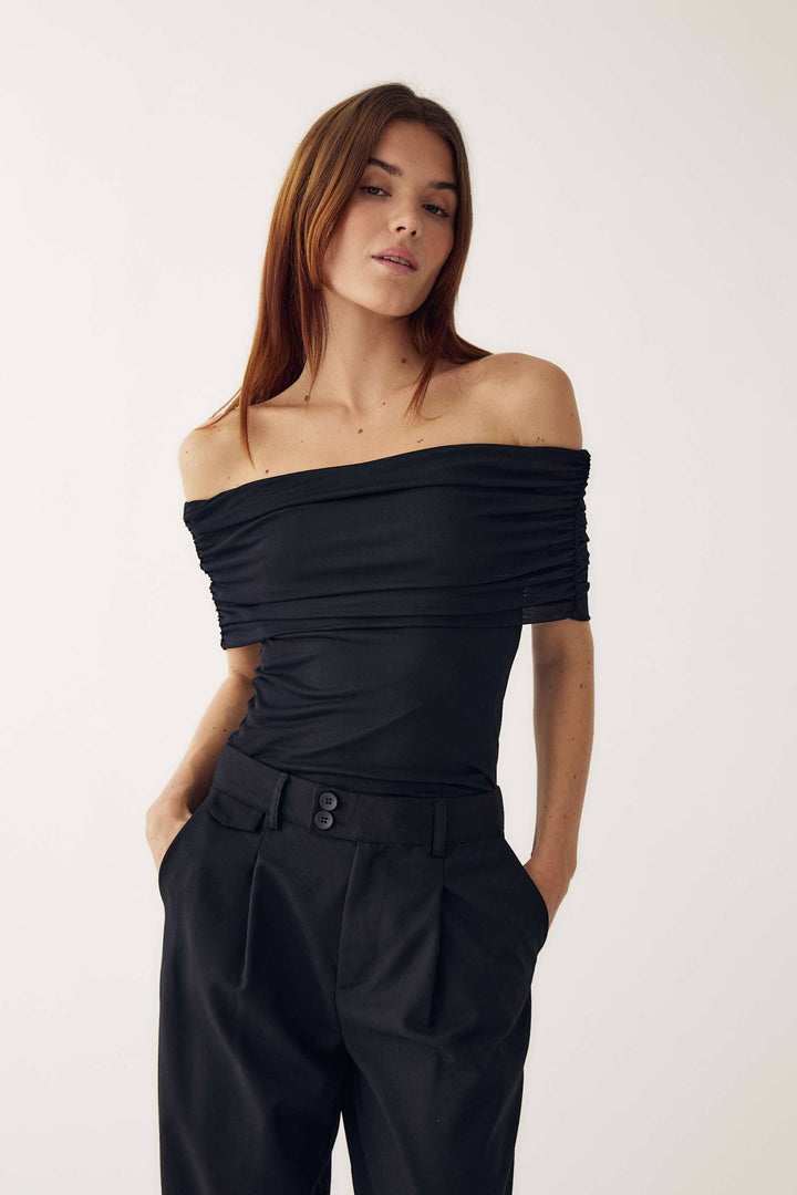 Noella - N-Mattie Top 15300003 - 004 - Black Toppe 