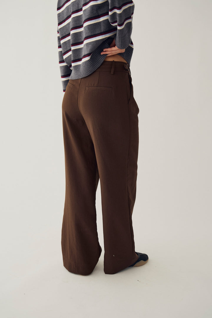 Noella - N-Mavie Pants 16750002 - 674 - Chocolate Bukser 