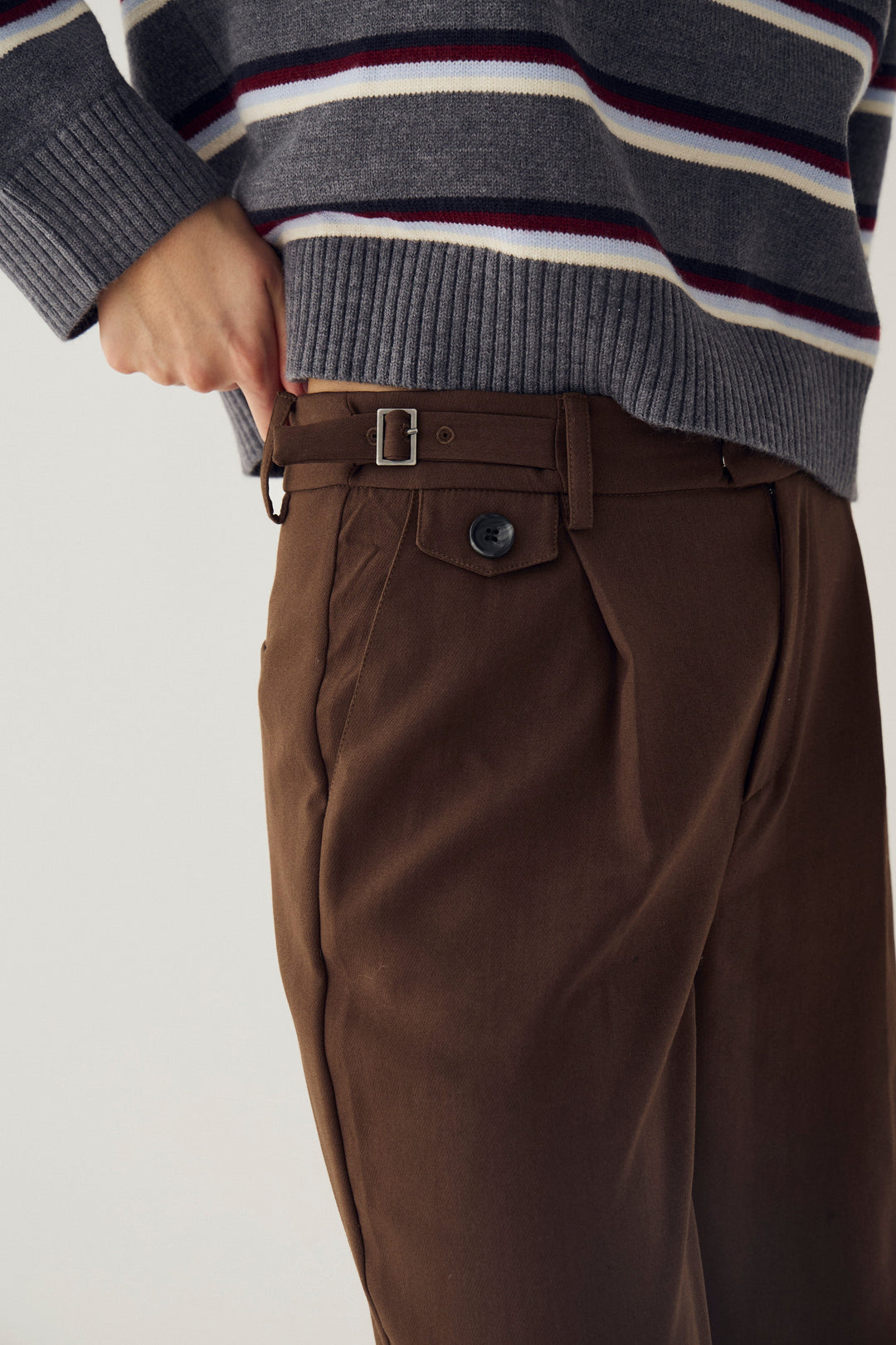 Noella - N-Mavie Pants 16750002 - 674 - Chocolate Bukser 