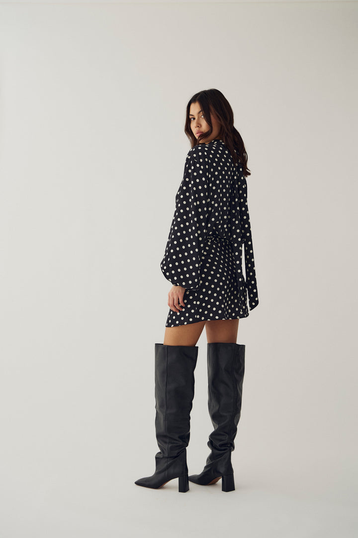 Noella - N-Melda Dress 16900003 - 1529 - Debbee Black Print Kjoler 
