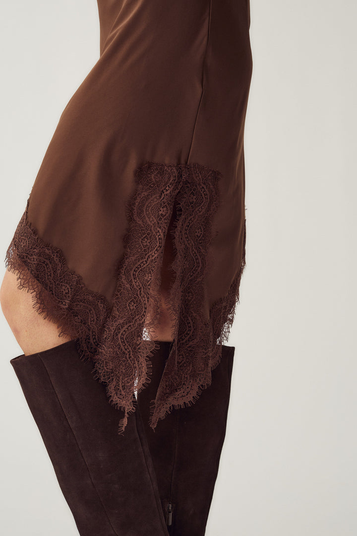 Noella - N-Merlie Dress 15960002 - 674 - Chocolate Kjoler 