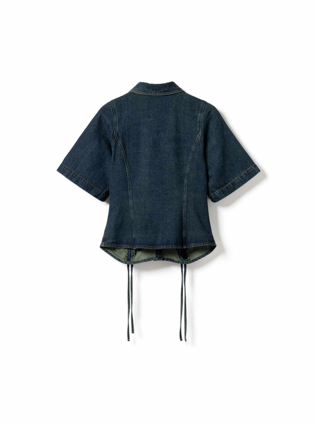 Noella - N-Micaiah Ss Blouse 15150004 - 1056 - Vintage Blue Wash Bluser 