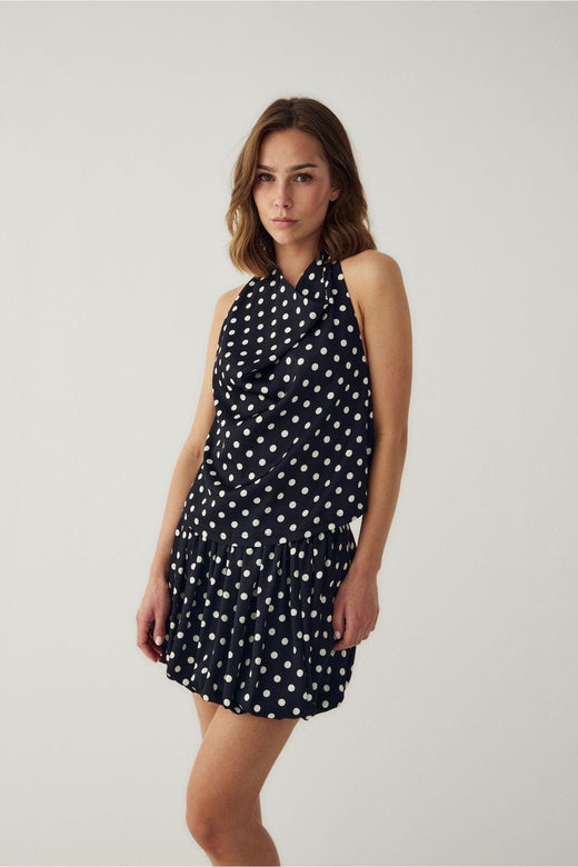 Noella - N-Mili Skirt 16900001 - 1529 - Debbee Black Print Nederdele 