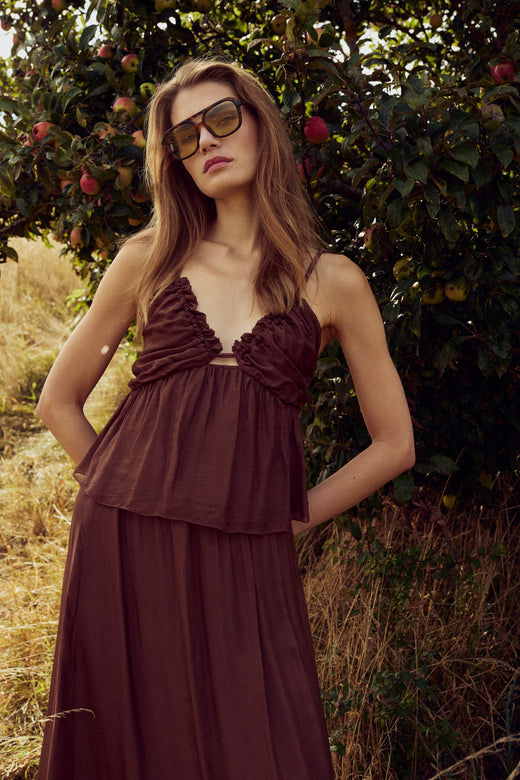 Noella - N-Moira Top 15650003 - 674 - Chocolate Toppe 