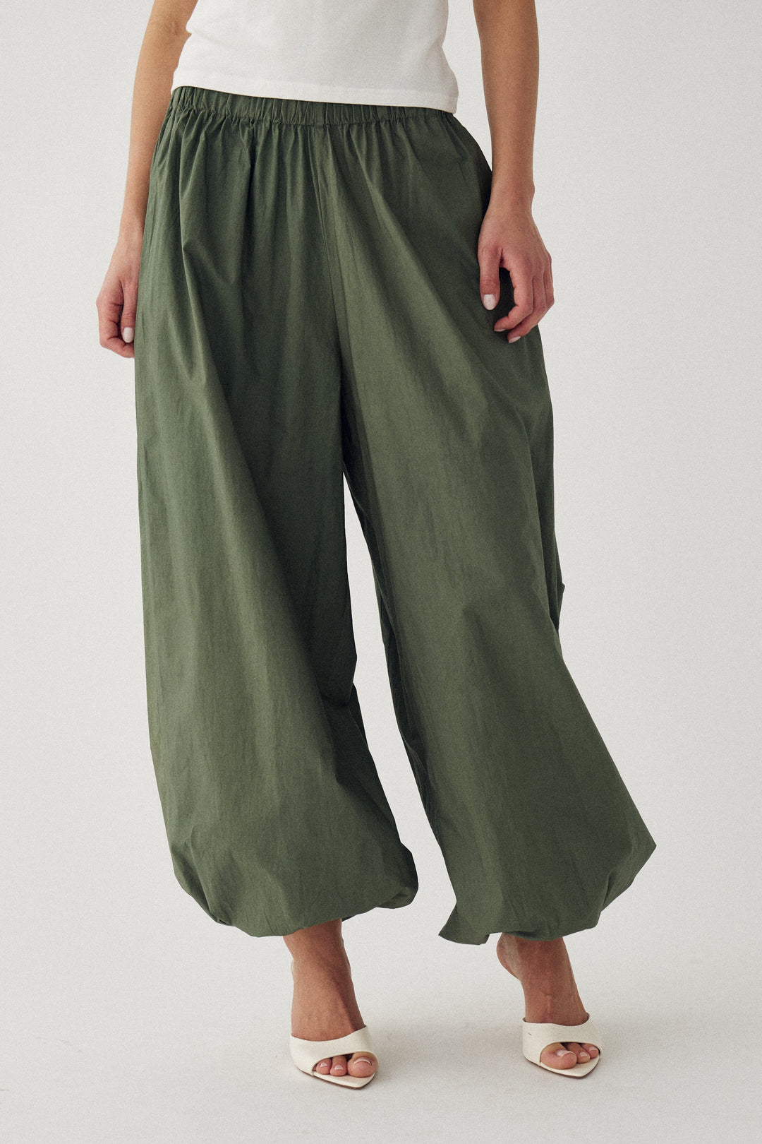 Noella - N-Nerine Pants 16610001 - 1468 - Green Leaf Bukser 