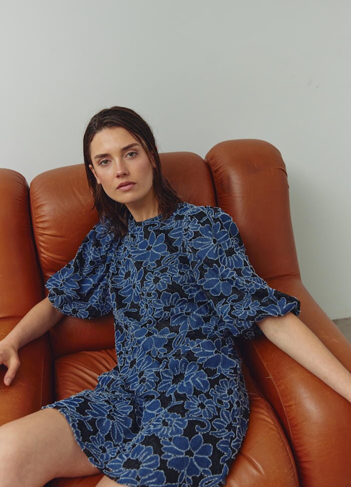 Noella - N-Pastis Short Dress 15370001 - 1442 - Blue Black Combo Kjoler 