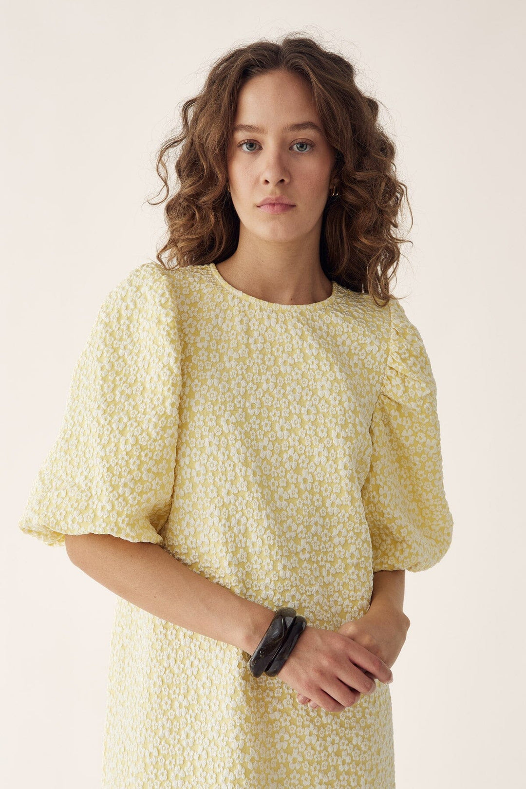 Noella - Reno Pastis Long Dress 11610005 - 990 - Buttercup Yellow Kjoler 