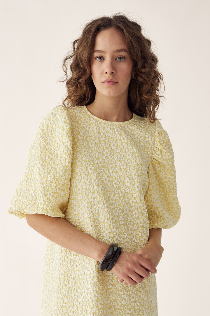 Noella - Reno Pastis Long Dress 11610005 - 990 - Buttercup Yellow Kjoler 