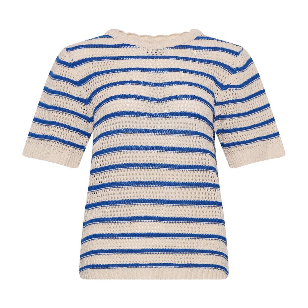 Noella - Shay Knit Jumper - Blue Stripe