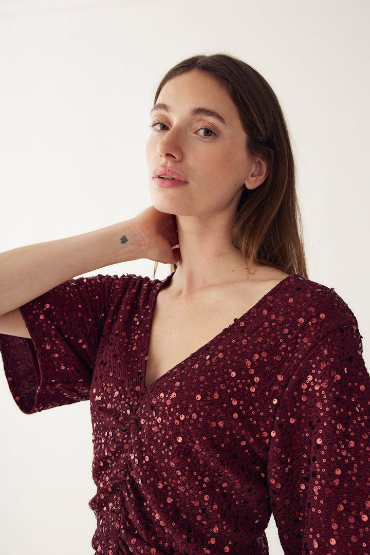 Noella - Soli Dress 11630001 - 1393 - Winetasting Kjoler 