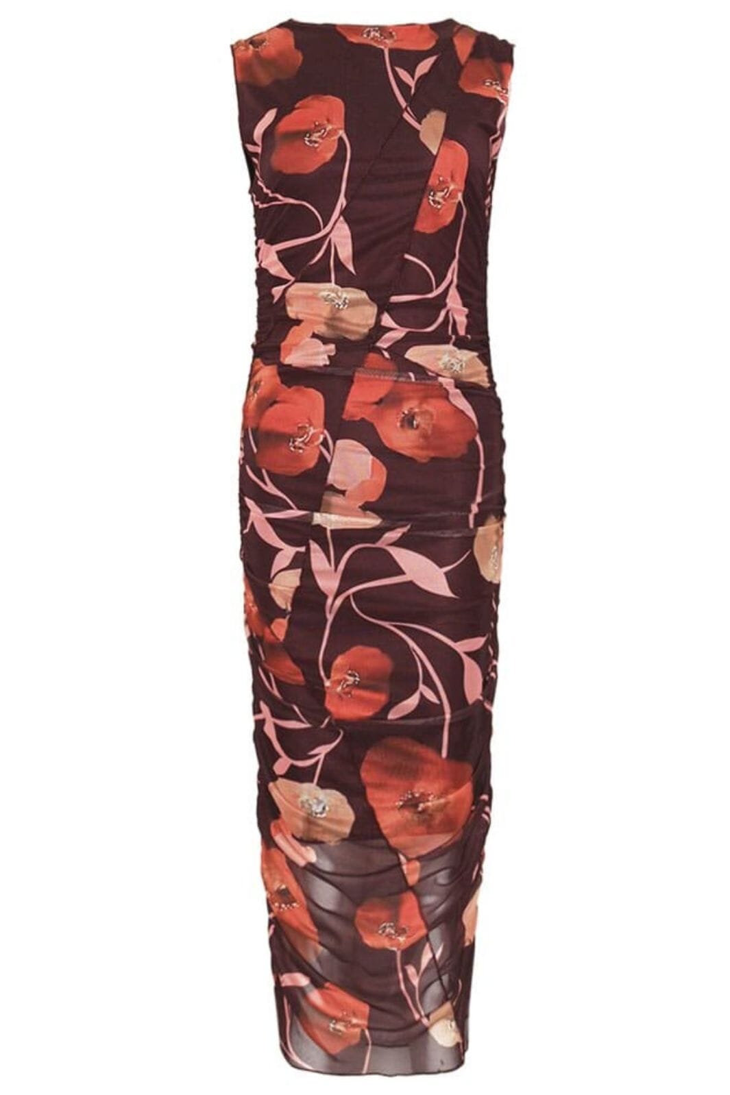 Noella - Sutton Dress 14530001 - 1409 - Caris Red Print Kjoler 