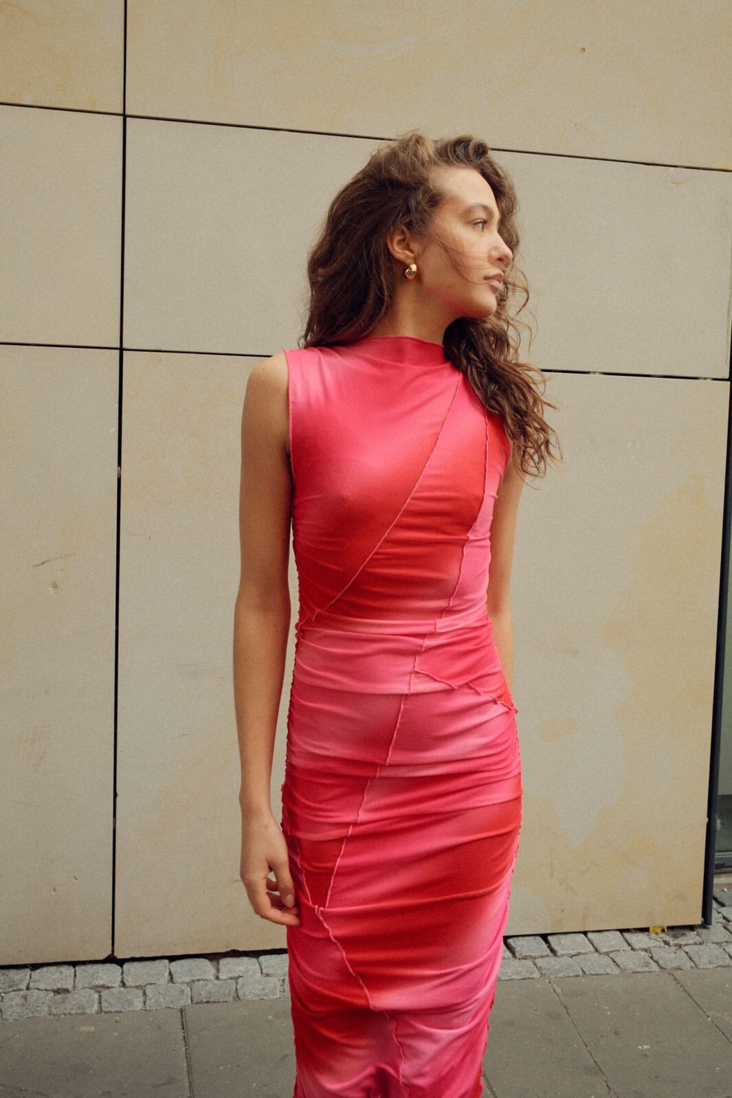 Noella - Sutton Dress 14810001 - 1420 - Dicy Pink Print