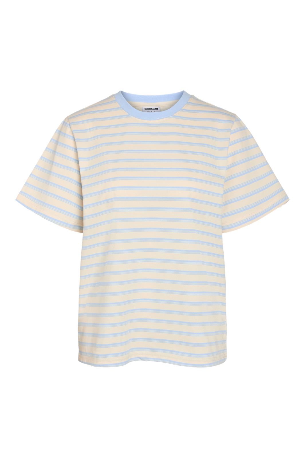 Noisy May - Nmember S/S T-Shirt - 5022083 Birch Cashmere Blue