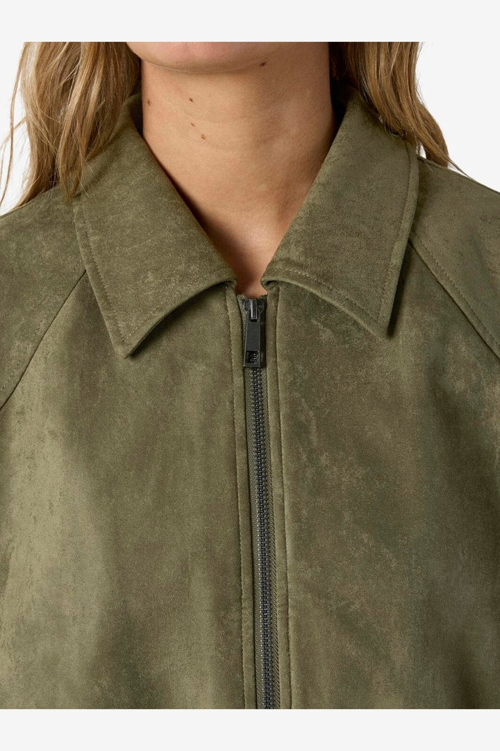 Noisy May - Nmemmy Fake Suede Bubblehem Jacket - 5025743 Kalamata