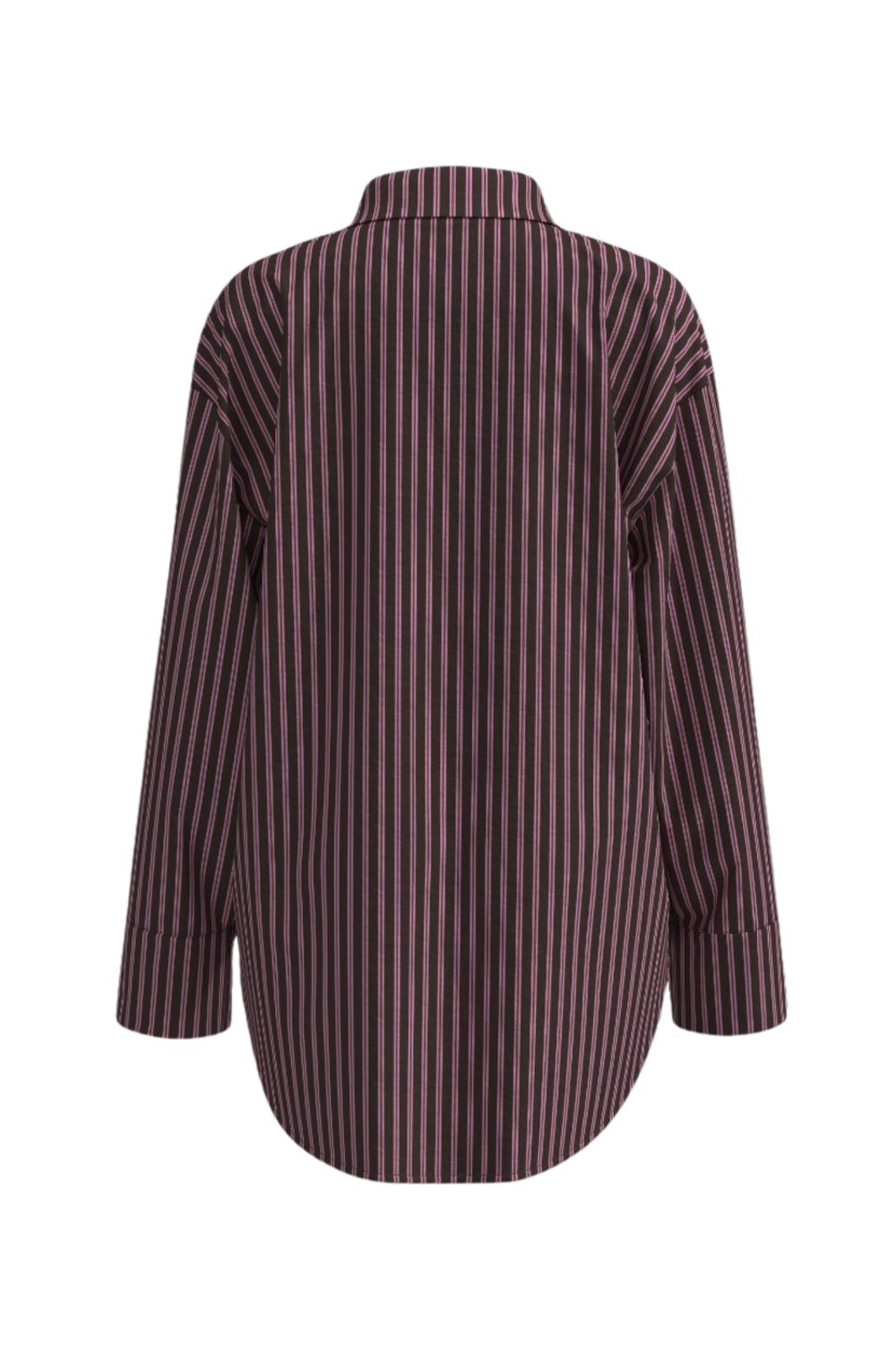 Noisy May - Nmfrida L/S Button Shirt Box - 5089193 Delicioso Begonia Pink