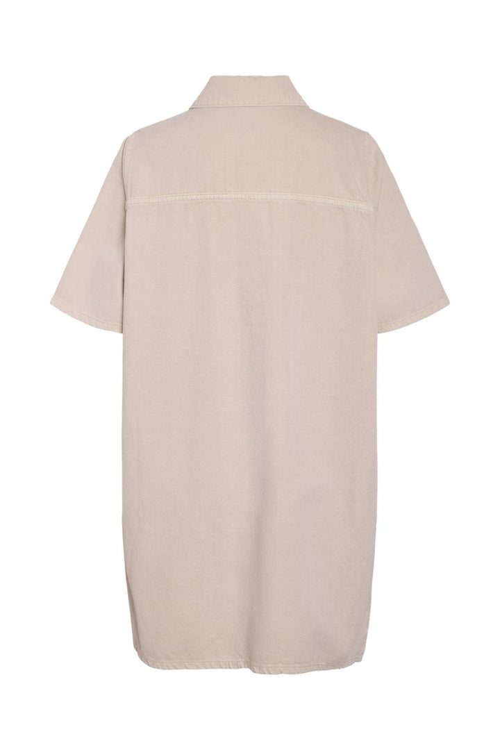 Noisy May - Nmindie S/S Short Dress Color Box - 4931415 Pumice Stone