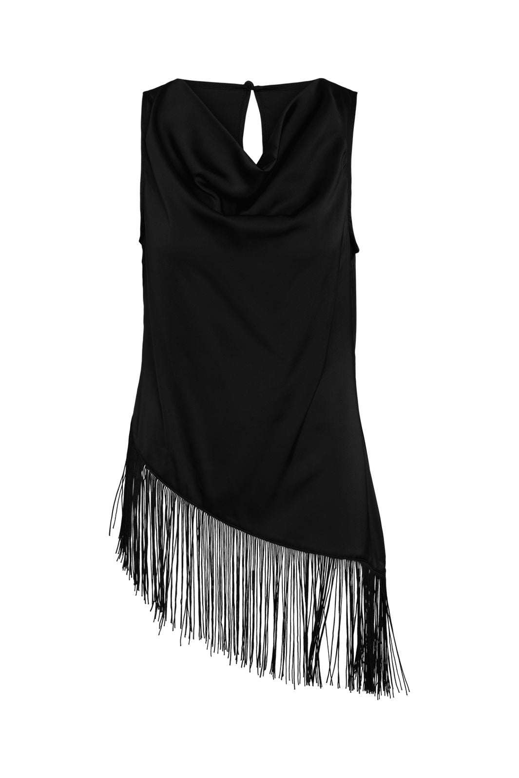 Noisy May - Nmjanet Drapy Fringe Top - 5246266 Black