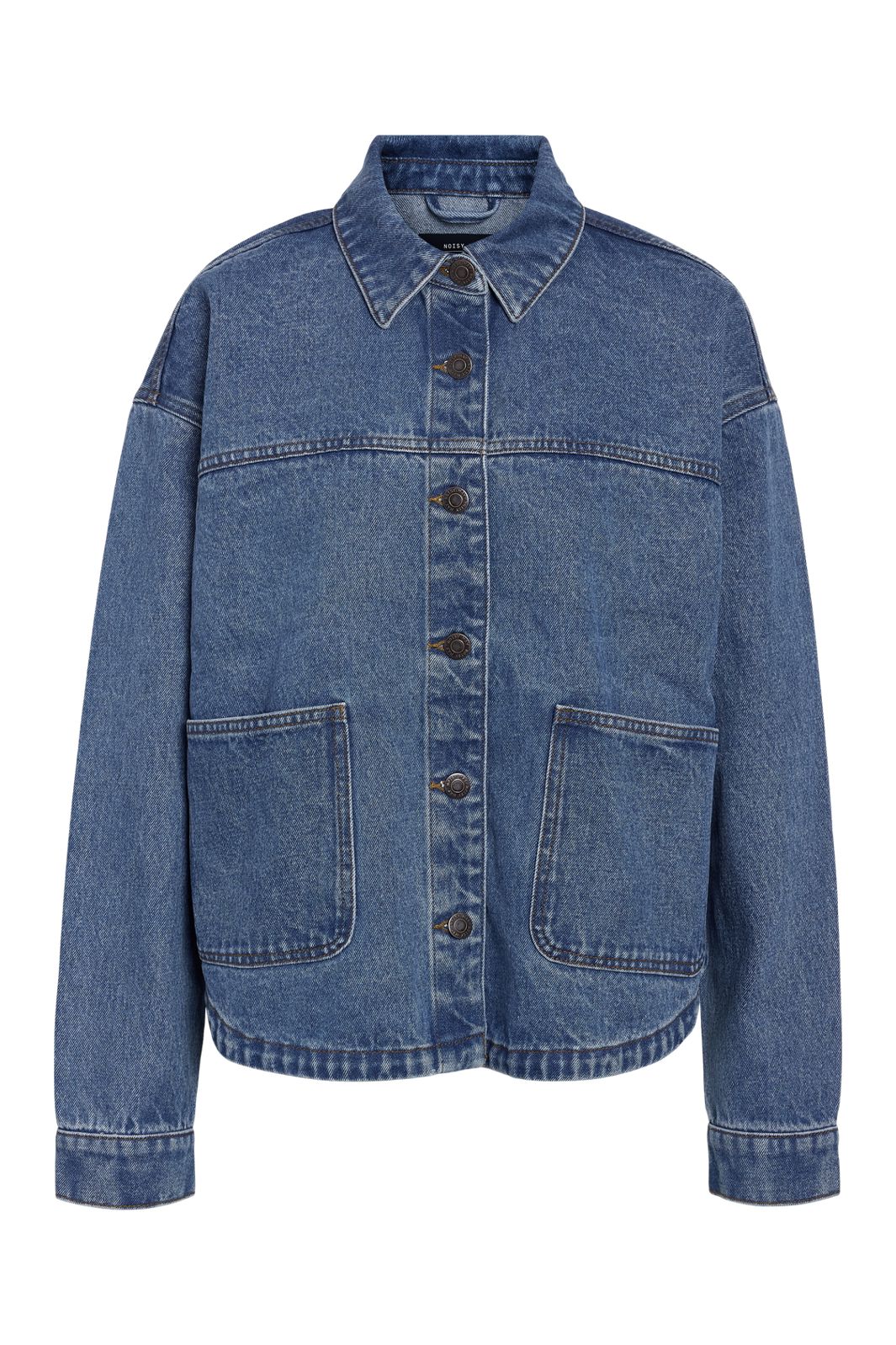 Noisy May - Nmkettie L/S Reg Jcket Vi557Mb - 4762456 Medium Blue Denim