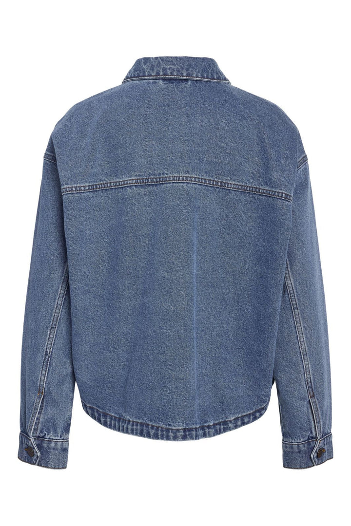 Noisy May - Nmkettie L/S Reg Jcket Vi557Mb - 4762456 Medium Blue Denim