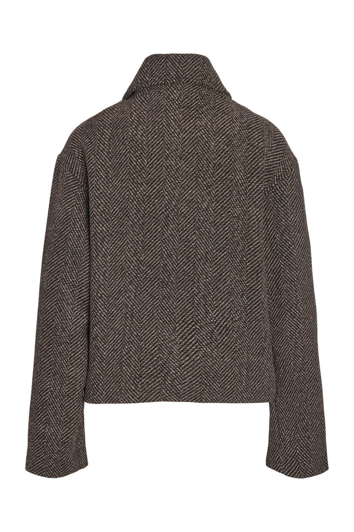Noisy May - Nmmaddie L/S Jacket - 5075810 Chocolate Brown