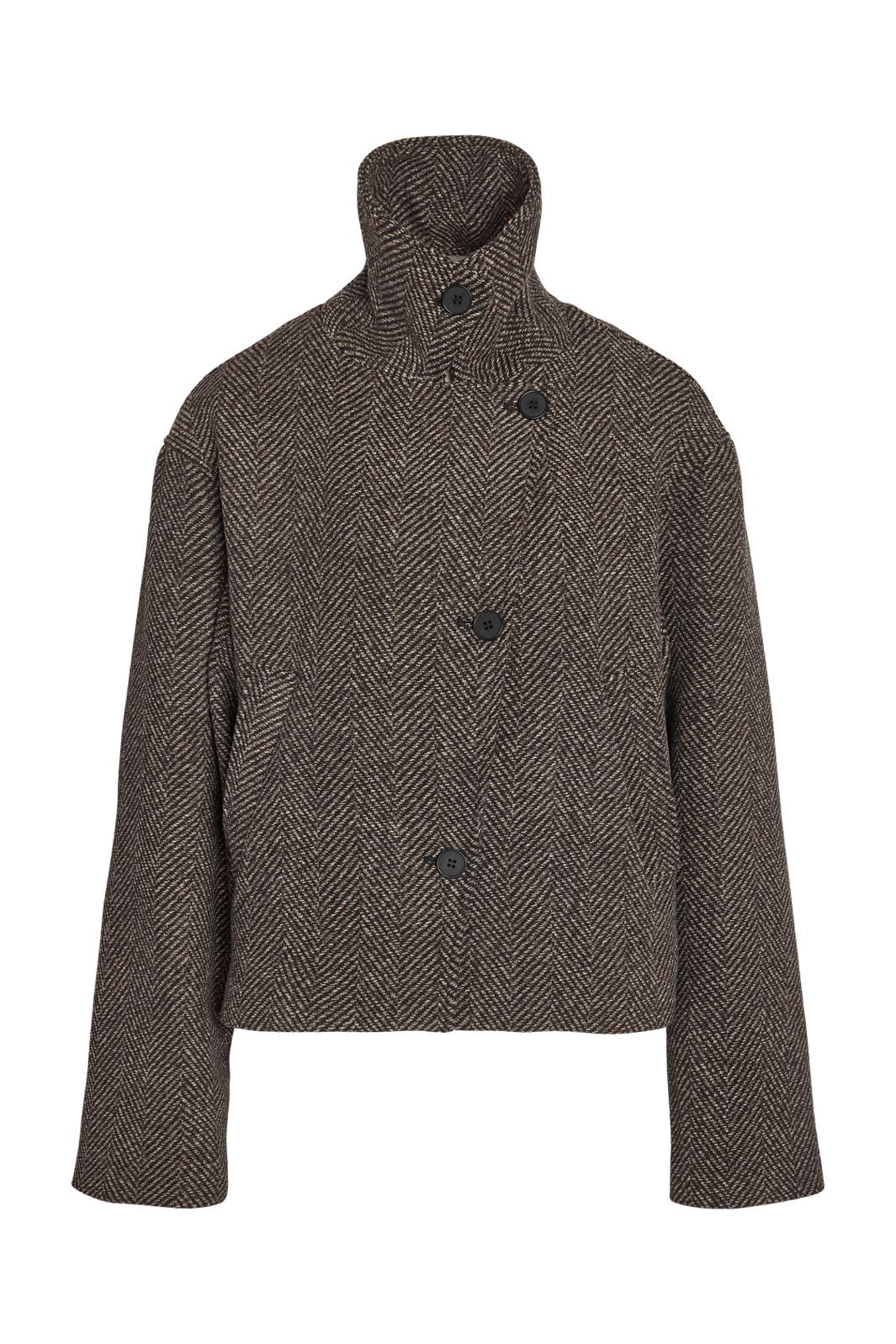 Noisy May - Nmmaddie L/S Jacket - 5075810 Chocolate Brown