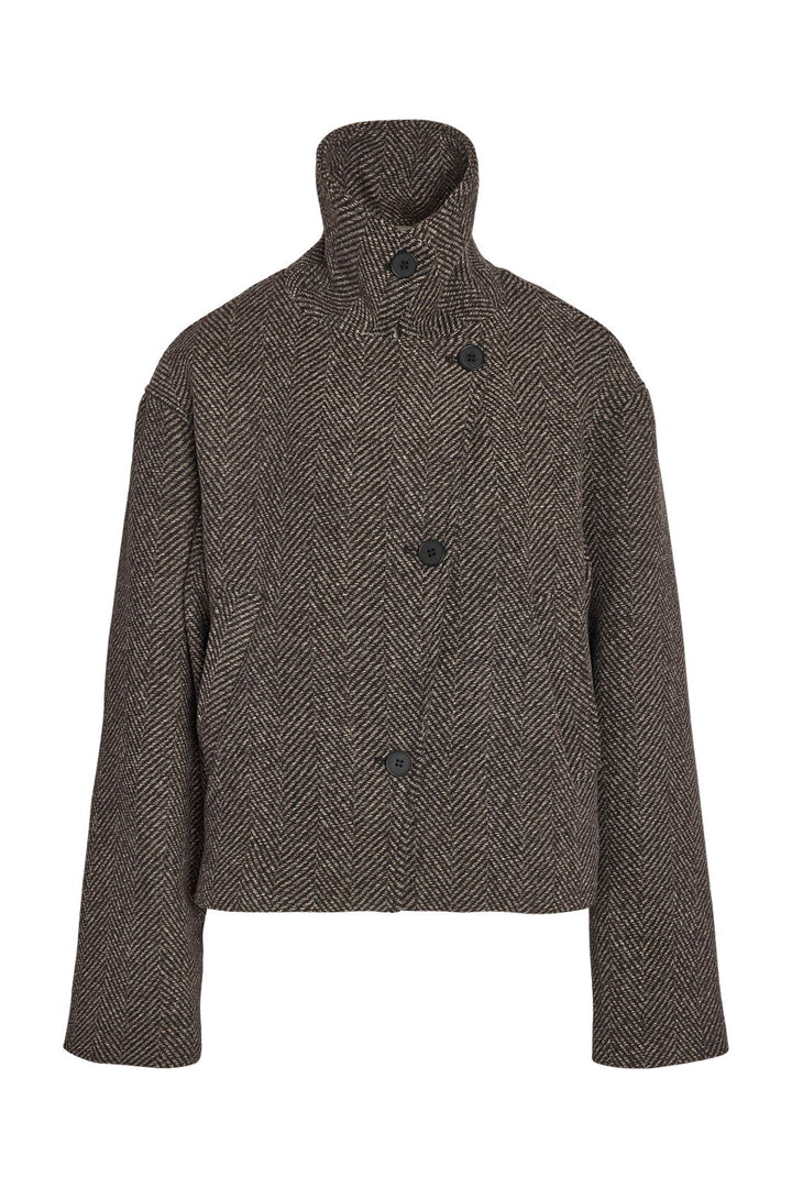 Noisy May - Nmmaddie L/S Jacket - 5075810 Chocolate Brown