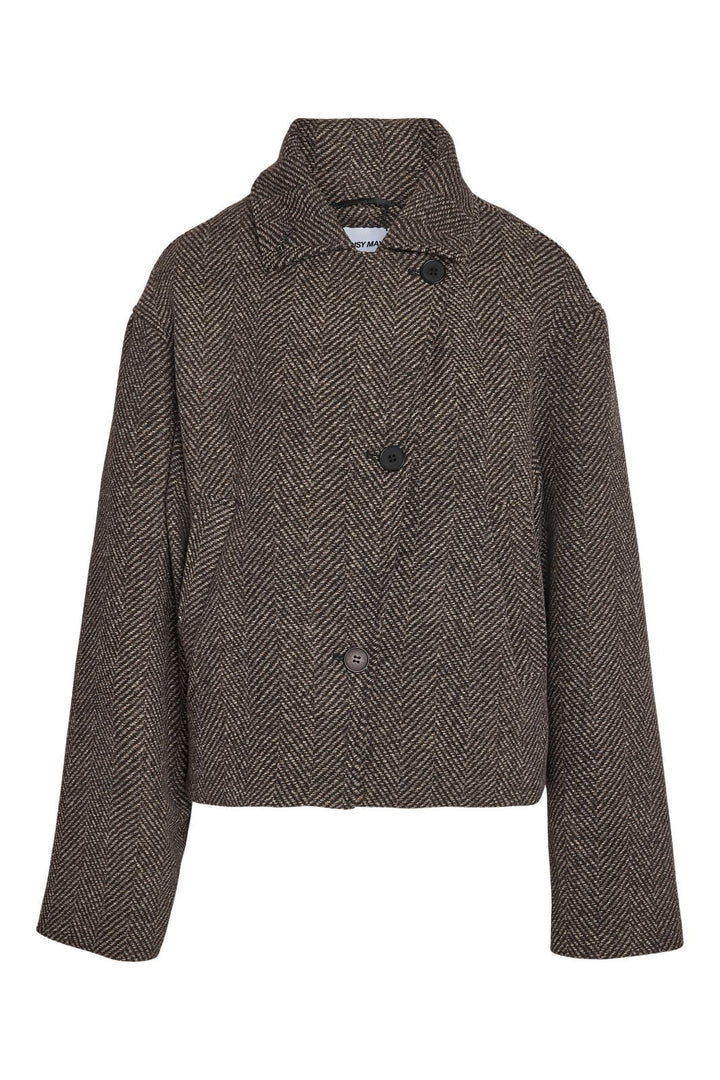 Noisy May - Nmmaddie L/S Jacket - 5075810 Chocolate Brown