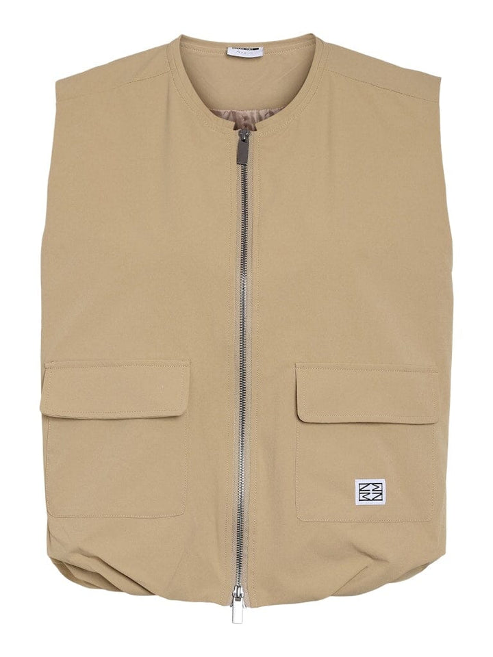 Noisy May - Nmmaja S/L Waistcoat - 4946767 Chinchilla Veste 