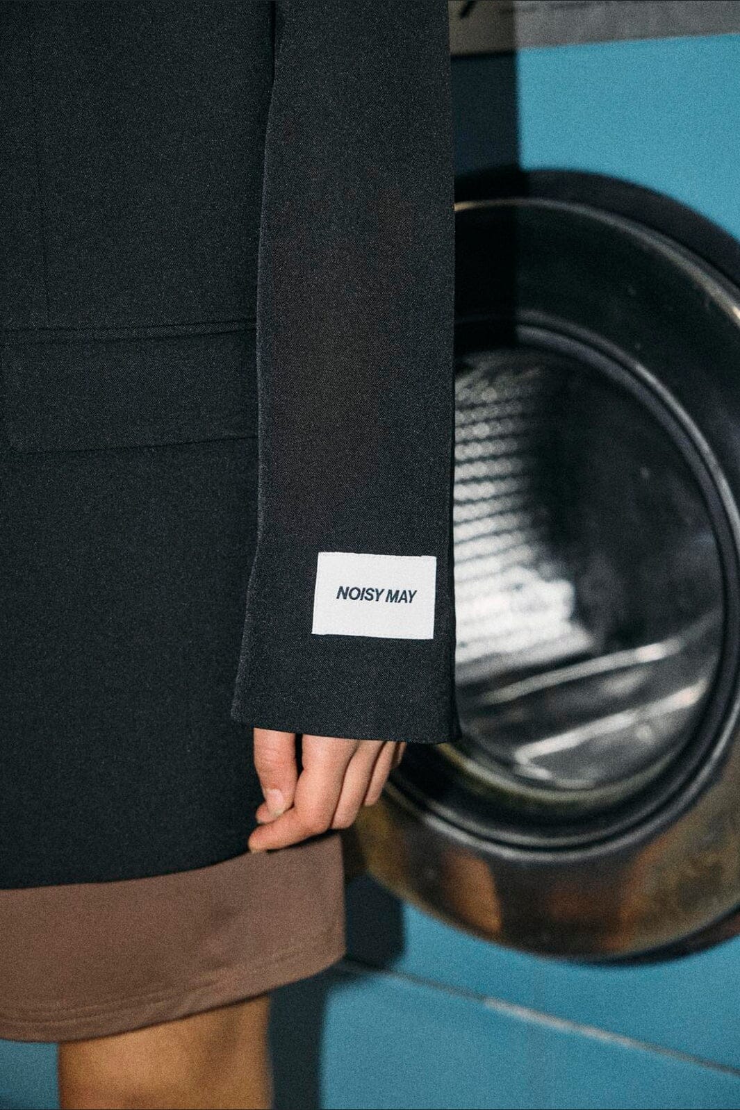 Noisy May - Nmsteff Oversize Label Blazer - 5124987 Black