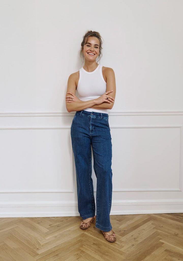Nümph - Nuamber Hr Wide Jeans - R3013 706678 - Medium Blue Denim Jeans 