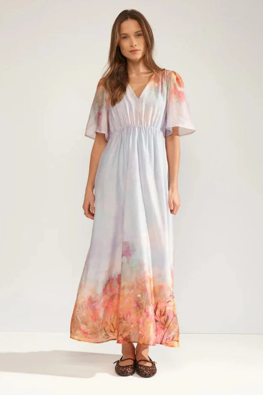 Nümph - Nulove Ss Dress 706700 - Airy Blue Kjoler 