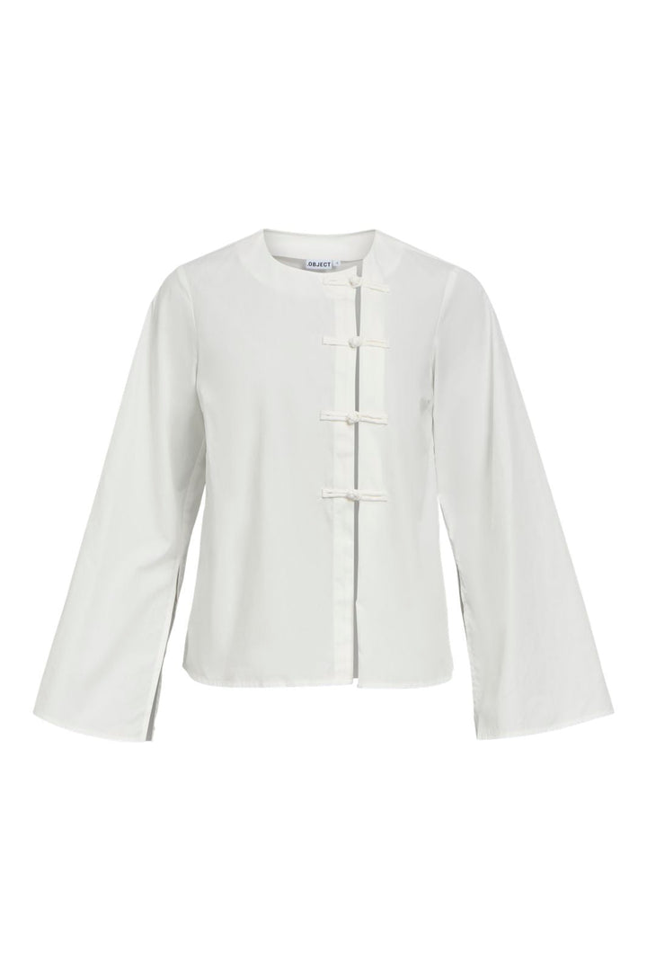 Object - Objjulie L/S Lo Shirt Aw 26 - 5231763 Cloud Dancer