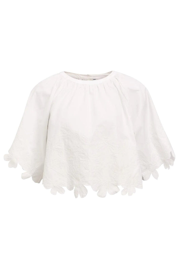 Object - Objkamma S/S Lo Top Ss Fair 25 - 4881815 Cloud Dancer