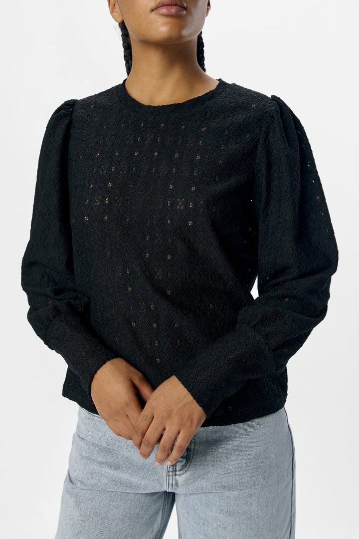 Object - Objlaila L/S Re Top - 4756919 Black