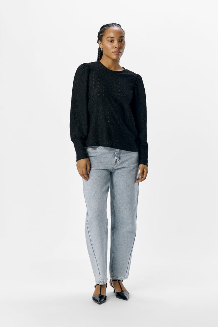 Object - Objlaila L/S Re Top - 4756919 Black