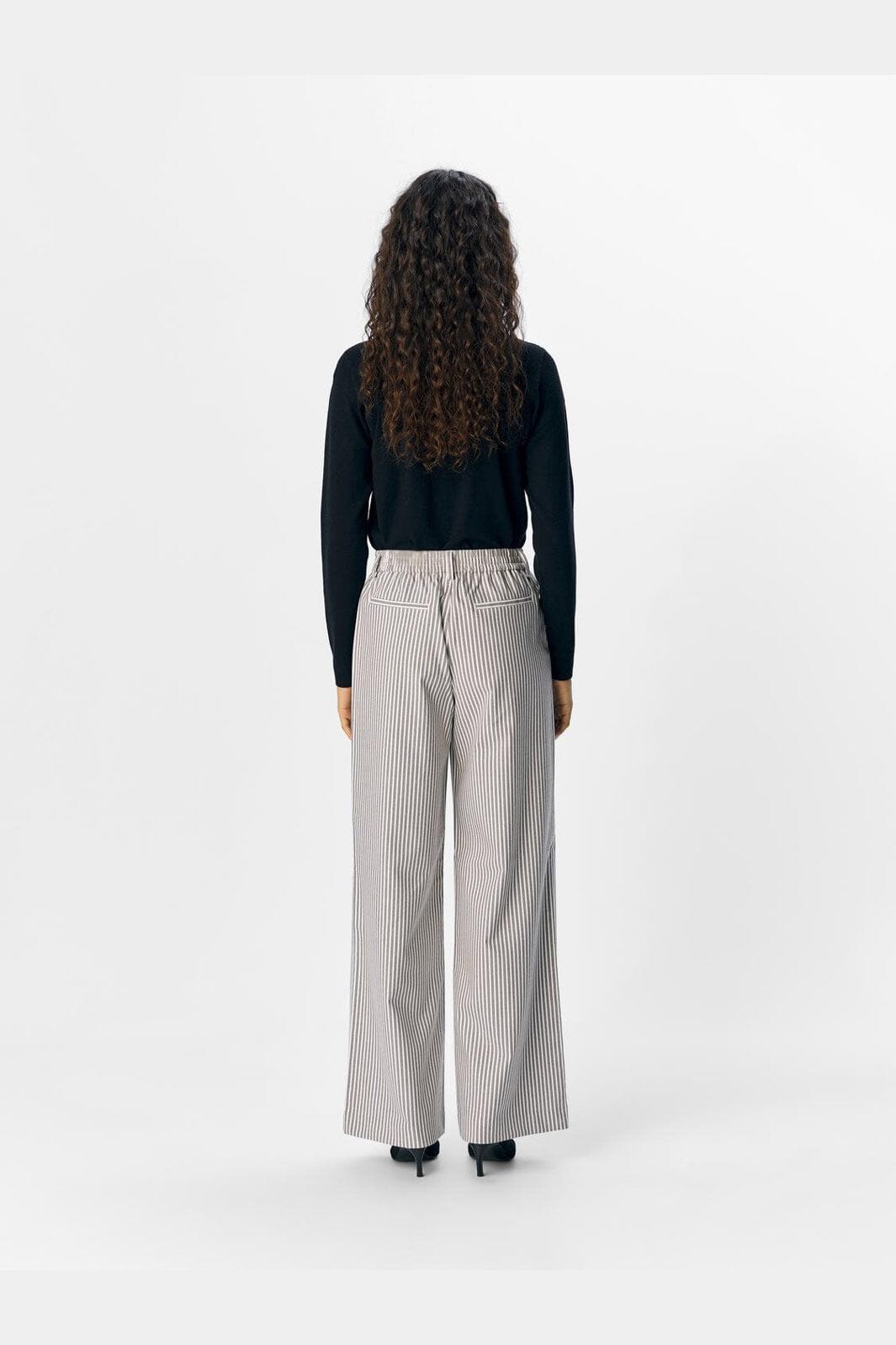 Object - Objlisa Wide Pant - 4729538 Cloud Dancer Morel